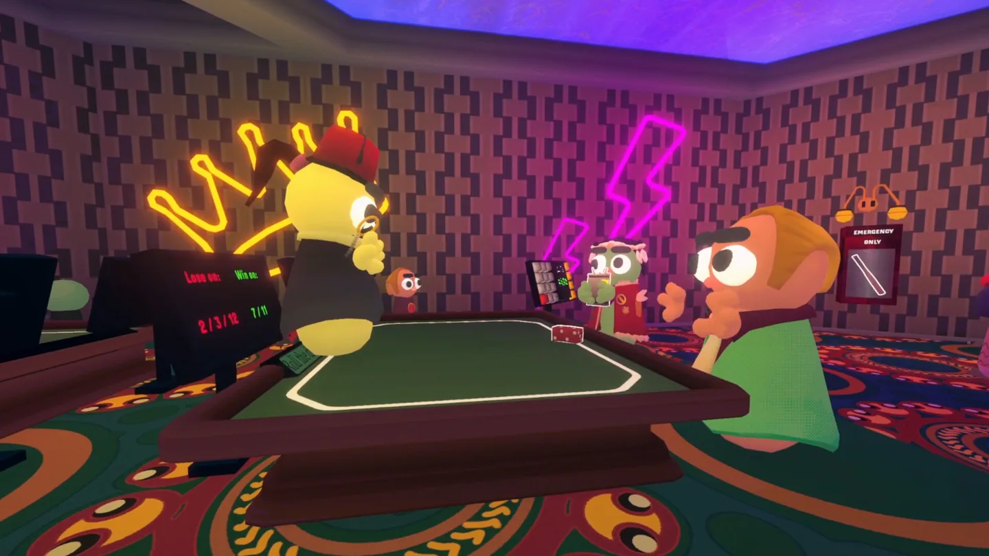 Official Gamble With Your Friends table scene used for Steam update troubleshooting context